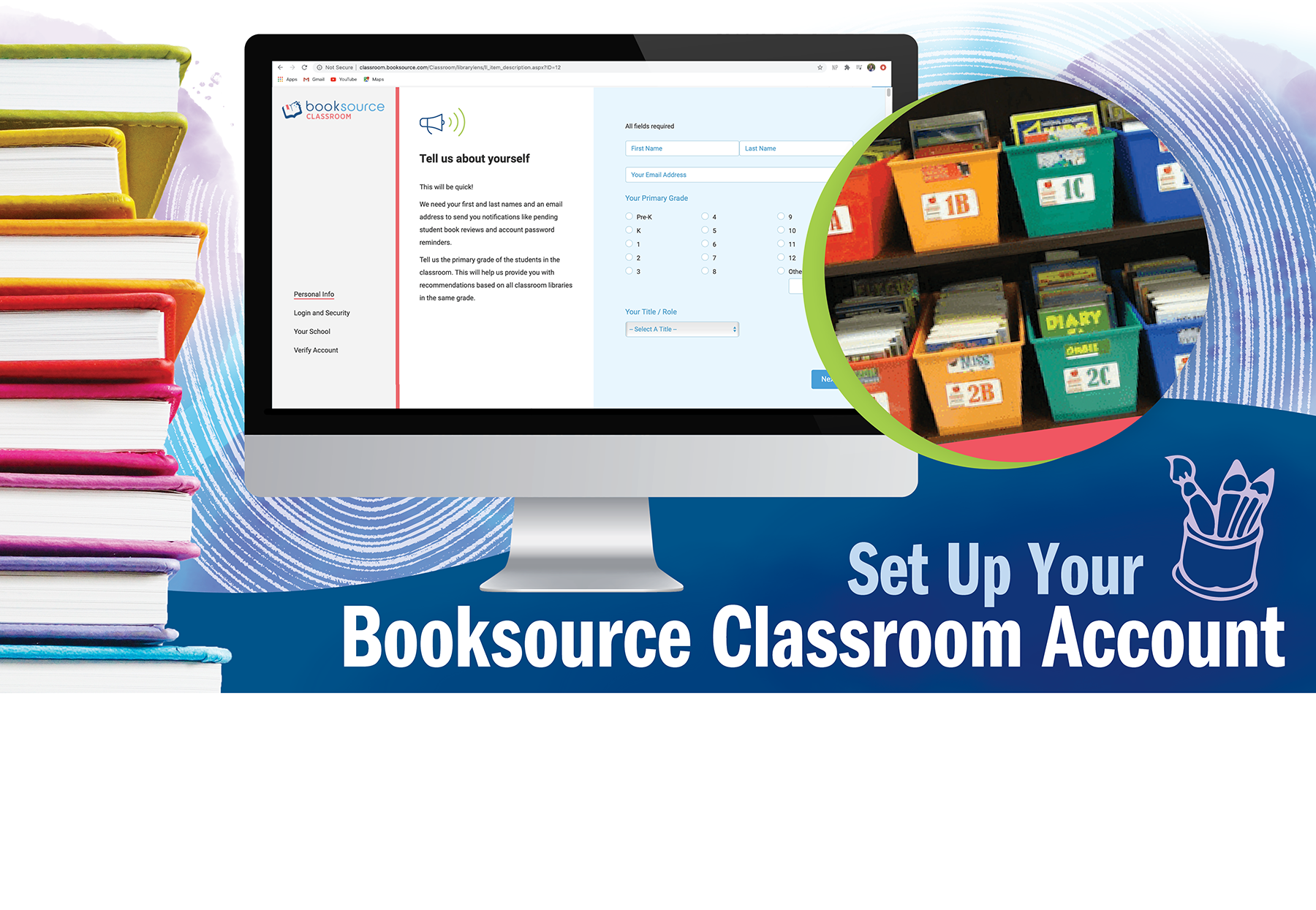 5 Steps To Set Up Your Booksource Classroom® Account